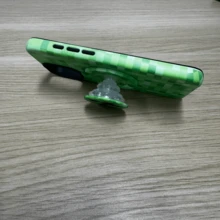 Giá đỡ điện thoại từ tính hình Creeper trong Minecraft, kiểu pixel, đa chức năng tiện dụng cho người thích nằm dài trên ghế sofa, giá đỡ vòng chống rơi để bàn. - Nhiều màu - Xem 5