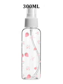 Pink Strawberry Bow Floral Pattern Refillable Spray Bottle - Reusable Portable Spray Bottle/Travel Essential/Suitable For Essential Oils, Perfumes And Skincare/Ideal For Hair Salons, Kitchen, Bathroom And Garden/Suitable For Travel And Business Use (Pattern Placement May Vary) - Multicolor - View 14
