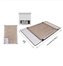 Mosquiteras horizontales ajustables, disponibles en varios tamaños y extensibles, recambios para el hogar - Multicolor - Ver 11