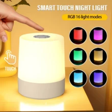 Usb-Powered Touch Control LED Night Light With 3 Adjustable Colors And Dimmable Brightness - Embedded Wall-Mounted Bedroom Decor, Valentine'S Day Gift, Modern Home Ambiance Lighting, Minimalist Lamp, Sleek Cylindrical Design, Smooth End Lamp - White - View 6