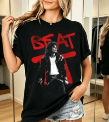 Michael Jacksons 100% Cotton T-Shirt For Fans - Black - View 1