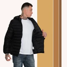 Men's Gominho Jacket, Coat, Blouse For Intense Cold, Nylon, Puffer Jacket - 米色 - 查看 7