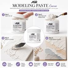 430g Sandstone Modeling Paste – Heavy Texture Paste For 3D Art, Canvas Painting & DIY Projects - Single Piece - View 6