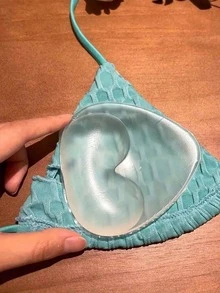 2pcs Bra Pads For Women, Thickened Silicone Cleavage Enhancer Inserts For Dresses, Swimwear, Sports Bras, Transparent - Multicolor - View 4