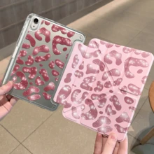 适用于 iPad 10 代的保护壳，双面图案，高透明亚克力背板，全包覆式保护，带笔槽，磁吸式闭合，Y 型折叠支架，A16 保护壳，兼容 iPad 11 代保护壳，9 代 10.2 英寸，8 代 10.2 英寸，Air 11 代平板电脑保护壳，Air 11 (M3)，Air 11 (M2)，Pro 11（2/3/4 代） - 無色 - 查看 8