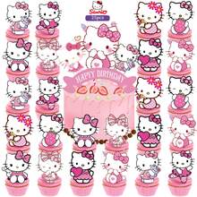 Bộ 25 món trang trí bánh kem chủ đề động vật dễ thương, các loại phụ kiện trang trí bánh cupcake hình nhân vật khác nhau, thích hợp cho trang trí tiệc sinh nhật. - ổ cắm điện hình bánh hoạt hình 2 - Xem 13