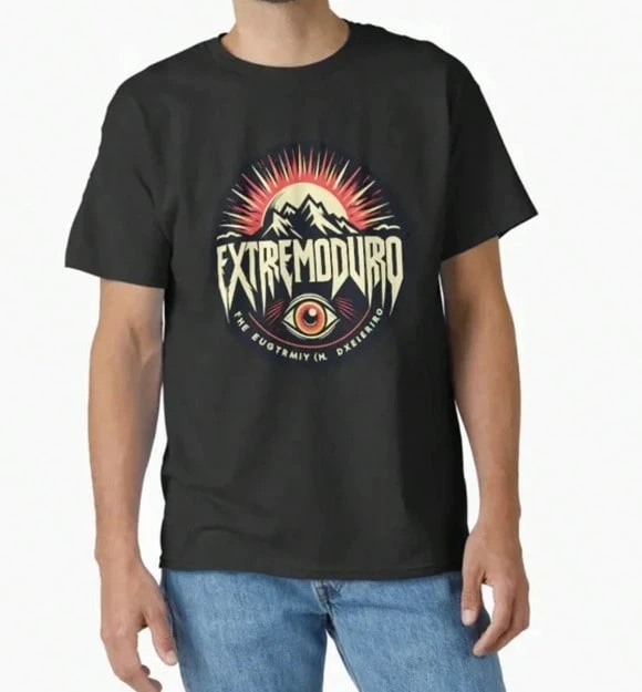 Unisex Adult T-ShirtConcierto Extremoduro Rock T-Shirt Cute Anime Crew Neck, Suitable All Seasons, Outdoor Leisure, Unisex, Classic Fit, Soft And Comfortable, Suitable Casual Sports, Collectible T-Shirt.Soft Cotton, Casual Daily Wear,Lightweight, Breathable Fabric,Cute , Perfect For Vacation,Blusas Para Mujer,Playeras De Mujer - Đen 11 - Xem 1