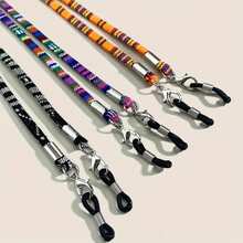 Bộ 4 dây đeo kính phong cách Bohemian với khóa càng cua, có thể điều chỉnh độ dài, dùng được cả mũ, kính râm du lịch, dây đeo kính nữ, bộ dây đeo kính râm tiết kiệm, dây đeo kính phẳng, dây đeo kính đọc sách, dây đeo kính chống thất lạc. - Nhiều màu - Xem 7