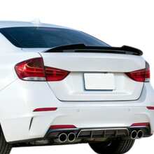 Vmingo Black Sport Spoiler Adjustable Ducktail Splitter - A - View 5