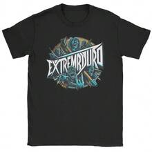 Unisex Adult T-ShirtConcierto Extremoduro Rock T-Shirt Cute Anime Crew Neck, Suitable All Seasons, Outdoor Leisure, Unisex, Classic Fit, Soft And Comfortable, Suitable Casual Sports, Collectible T-Shirt.Soft Cotton, Casual Daily Wear,Lightweight, Breathable Fabric,Cute , Perfect For Vacation,Blusas Para Mujer,Playeras De Mujer - Đen 7 - Xem 1
