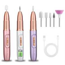 300mAh Electric Nail Drill, Adjustable Speed, Nail And Foot Care Set For Manicure And Pedicure, Nail Polishing Tool For Removing Gel Polish And Calluses - Multicolor - View 11