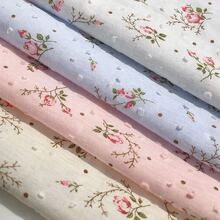 HHMC 1pc White Ditsy Floral Chiffon Fabric, Made Of Soft And Breathable Chiffon Material, Suitable For Making Shirts, Dresses, DIY Sewing And Home Decor, Width 59", Length 36/108/180" - Printed Fabrics - View 8