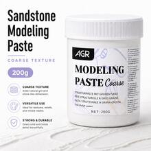 200 g sandstensmodelleringspasta – kraftig texturpasta för 3D-konst, kanvastalning och gör-det-själv-projekt - Ett stycke - Visa 7
