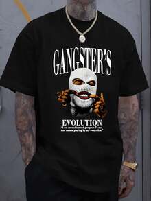Herren-T-Shirt - Entspanntes Design, bequemer und luftiger Polyesterstoff, Rundhalsausschnitt und kurze Ärmel für den täglichen Sommergebrauch. - Schwarz - Übersicht 7