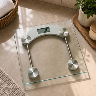 Balança Digital De Vidro até 180Kg Portatil Corporal