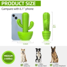 Dog Chew Toys Dog Toothbrush Stick Teeth Cleaning Brush Dental For Medium Large Dog, Puppy Christmas Easter Birthday Gifts, Outdoor Squeaky Toys For Aggressive Chewers Interactive Tough Toys - Grassgreen - Xem 7