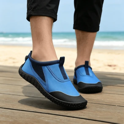 Unisex Quick Dry Amphibious Outdoor Sports Shoes, Suitable For Swimming Pool, Beach, Surfing, Hiking, Water Yoga, Rivers, Lakes And Boating, Wide Toe Design, Suitable For Wading