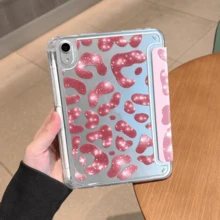适用于 iPad 10 代的保护壳，双面图案，高透明亚克力背板，全包覆式保护，带笔槽，磁吸式闭合，Y 型折叠支架，A16 保护壳，兼容 iPad 11 代保护壳，9 代 10.2 英寸，8 代 10.2 英寸，Air 11 代平板电脑保护壳，Air 11 (M3)，Air 11 (M2)，Pro 11（2/3/4 代） - 無色 - 查看 4