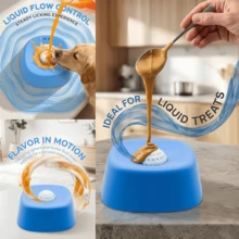 Bát ăn chậm có bi lăn, bát ăn chống nghẹn cho chó và mèo, bát đựng thức ăn ướt và nước dùng chống trượt. - 500ml - Xem 2
