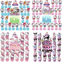 Bộ 25 món trang trí bánh kem chủ đề động vật dễ thương, các loại phụ kiện trang trí bánh cupcake hình nhân vật khác nhau, thích hợp cho trang trí tiệc sinh nhật. - ổ cắm điện hình bánh hoạt hình 2 - Xem 1