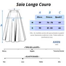 Women's High-Waisted, High-Elong, Faux Leather Skirt In Brown And Black, Elegance Premium Style, Autumn Colors. - Óxido marrón - Ver 5
