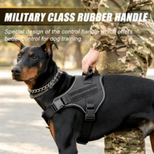 Un harnais en maille respirante conçu pour les chiens de taille moyenne et grande pour l'extérieur. Il est équipé de boucles à dégagement rapide réglables, d'une poignée supérieure renforcée et d'un bord réfléchissant, ce qui le rend idéal pour les promenades estivales en extérieur, la randonnée et l'entraînement quotidien. - Multicolore - Voir 3