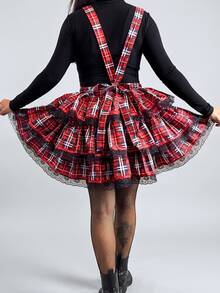 Short Round Skirt Country June Festival Quadrilha Arraiá São João Adult - Chân váy kẻ caro 2 - Xem 7