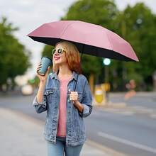 Ô dù gấp mini 6 nan - Nhỏ gọn, nhẹ và có tay cầm và khung chắc chắn, ô che nắng và che mưa dùng được cho cả nam và nữ, ô dù nhỏ gọn dạng thẻ, ô dù hình viên nang. - Nhiều màu - Xem 3
