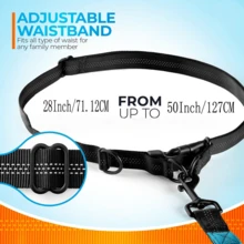 Guia retrátil refletora para cães (1 unidade), ideal para corrida ao ar livre, caminhadas diárias, uso na cintura e como acessório para animais de estimação. Presente perfeito para corredores e donos de cães, para a alegria do seu pet em qualquer lugar. - Multicolorido - Ver 5