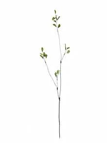 1片/3片/5片装仿真榕树叶，长茎 - 适用于插花、家居及办公装饰 - 可用作花瓶填充物和花束点缀 - 是家居装饰、办公装饰和母亲节礼物的理想之选 - 綠色-長枝 - 查看 8