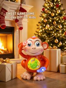 Electric Monkey Toy, Glowing Dancing Music Baby Toy, Electric Toy With Music - Interactive Baby Learning Toy, Suitable For Children 2 Years And Older - Multicolor - View 8