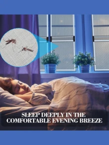 Mosquiteras horizontales ajustables, disponibles en varios tamaños y extensibles, recambios para el hogar - Multicolor - Ver 6