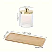 Cosmetic Storage Box - Gold - View 4