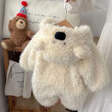 1pc Cute Polar Bear Outdoor Warm Jacket For Small/Medium Dogs, Pet Clothes For Autumn/Winter - White - View 14