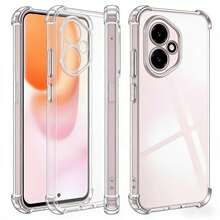Transparent Shockproof Phone Case. Compatible With Redmi, Honor, Galaxy, Transsion, And Other Phone Models. - Clear - View 7