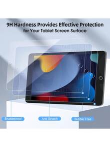 1 Set High Sensitivity Tempered Glass Screen Protector Applicable For IPad 10th, 11th Generation, Pro, Air, Mini Series - Clear - View 2