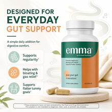 3-Pack Supply|Emma By Enclave BioActives Gut Health Formula, Professional-Grade Digestive Comfort, 60 Capsules/Bottle - 3 chai - Xem 6