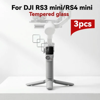 3 piezas Protector de pantalla - Dureza 9H anti-arañazos, pantalla ultra clara, recubrimiento anti-huellas, cobertura completa, sin burbujas, material de vidrio templado, protege el reloj de arañazos y desgaste, color transparente, adecuado para RS3 Mini/RS4 Mini, ideal para entusiastas de la tecnología y aventureros al aire libre.