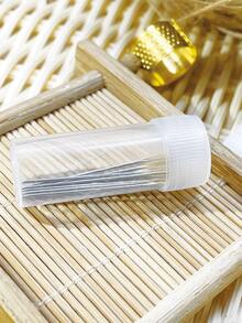 Agujas de coser de ojo grande #24, set de 10/20/30 piezas con caja de almacenamiento transparente, agujas de bordado, compactas y ligeras, adecuadas para bordado a mano, punto de cruz, manualidades DIY, costura - Aguja de cola dorada - Ver 2