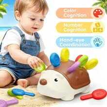 Stacking & Building Hedgehog Playset - Interactive Learning Toy For Toddlers With Number Matching,Color Recognition & Fine Motor Skills Development - Children's Day/Birthday - 彩色 - 查看 3