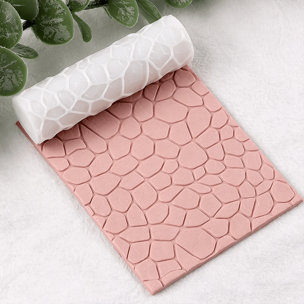 1pc Polymer Clay Texture Roller, Polymer Clay Earring Making Roller - Perfect For Creating Polymer Clay Texture Plates