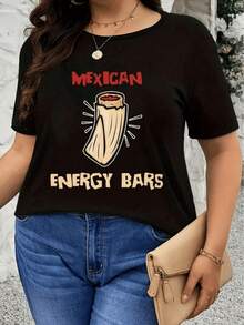 Burrito divertido que representa la energía y el sabor tradicional mexicano con un toque humorístico ideal para expresar amor por la comida latina camiseta de mujer casual cómoda y moderna - Negro - Ver 8