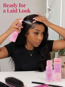 Lace Melting Spray For Wigs | Invisible Lace Bond, Strong Hold & Fast Drying, Lightweight Non-Greasy Formula, No Flaky Residue, Wig Adhesive Holding Spray For Lace Fronts & Hair Extensions - 120ml - View 6