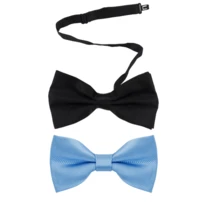 Solid Color Bow Tie For Men, Suitable As Gift For Boyfriend, Also Can Be Worn For Meetings, Banquets And Performances,Festival,Graduation Gift - Baby Blue - View 13