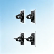 Bộ 2/4 móc treo khăn trong suốt không cần khoan, móc dán chắc chắn cho phòng tắm, giá treo rèm tắm chống thấm nước, dụng cụ sắp xếp đồ đa năng. - giá đỡ thanh rèm - Xem 13