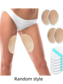 20/10pcs Anti-Chafing Thigh Bands, TPU & Non-Woven Fabric Self-Adhesive Transparent Invisible Thigh Protectors, Sweat-Absorbent Comfortable Body Patches, Prevent Friction - Multicolor - View 9
