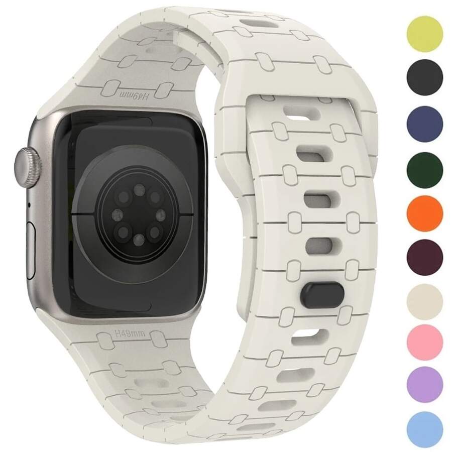 1条硅胶运动表带，兼容 Ultra 3 2 49mm Series 11 10 9 8 7 6 5 4 SE3 46mm 45mm 44mm 42mm
