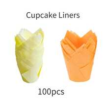 Tulip Cupcake Liners, Baking Paper Cups, Baking Tools, Cupcake Liners - View 32