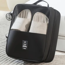 Portable Large Capacity Travel Shoe Bag - Can Hold Up To 3 Pairs Of Shoes, Durable, Dust-Proof, Breathable, And Equipped With Ergonomic Handle. Practical Design. - Multicolor - View 2