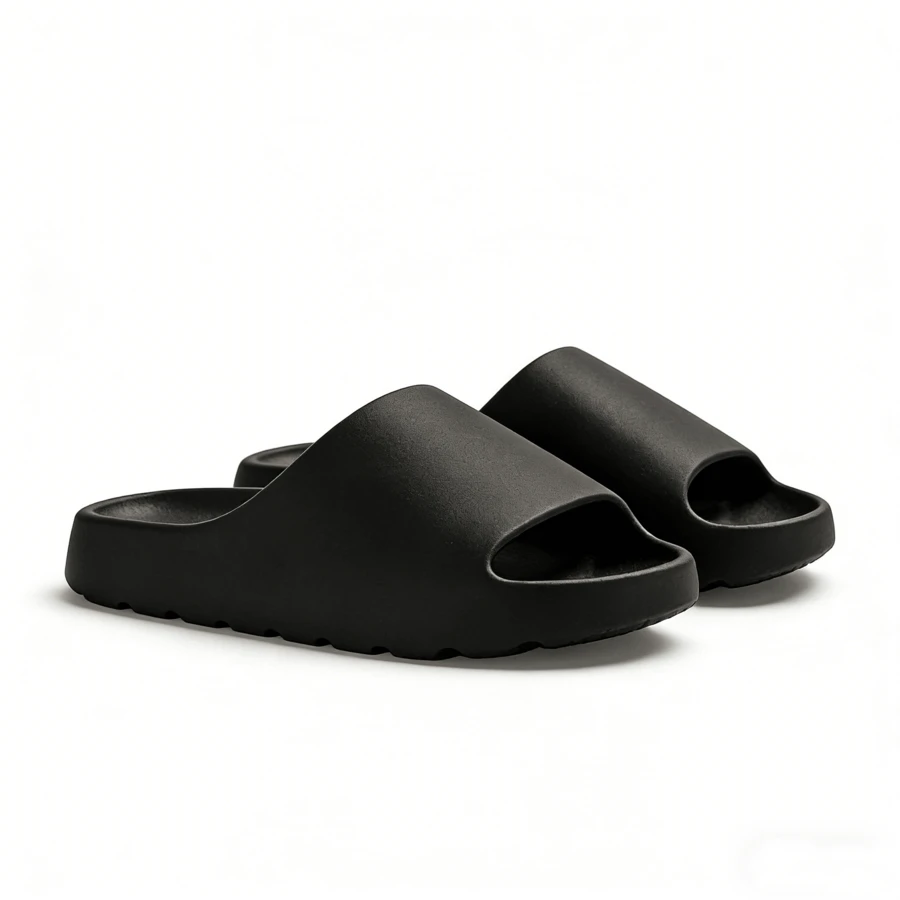 Men's Summer New Minimalist Fashion Non-Slip EVA Thick Sole Slip-On Slippers, Outdoor Beach Shoes, Indoor Home Bathroom Slippers, Couples Slippers, Women's Outdoor Sports Soft Sole Beach Coconut Slippers, Men's Style